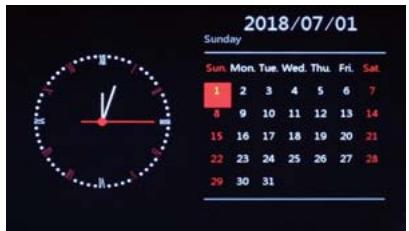 DARRY PROLINECadre photonumériquePL-DPF720 - DISPLAYINGCALENDAR - 1