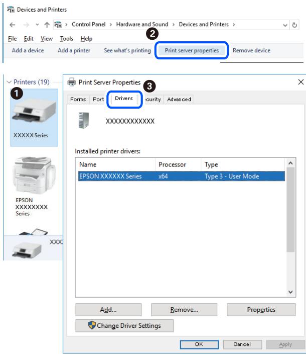 EPSON WF-7835 - Vérifier qu'un pilote d'imprimante Epson authenticate est installé — Windows - 1