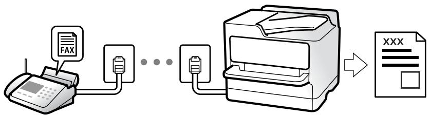 EPSON WF-7835 - Réception de fax sur l'imprimante - 1