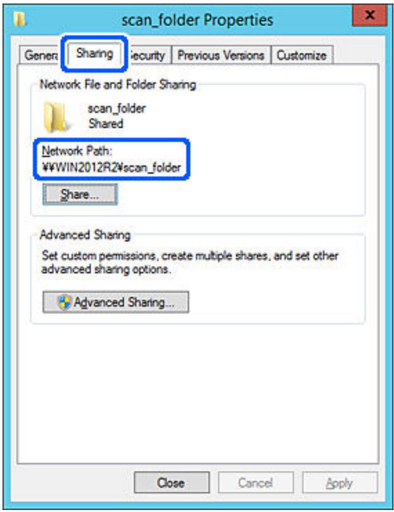 EPSON WF-7835 - Exemple de configuration de serveur de fichiers - 7