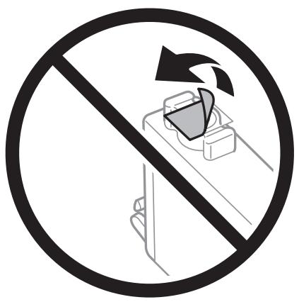 EPSON WF-7835 - Précautions de manipulation pour le replissage des cartouches d'encre - 2