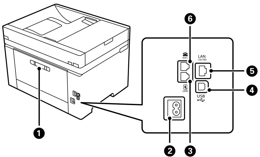 EPSON WF-7835 - Arrière - 1