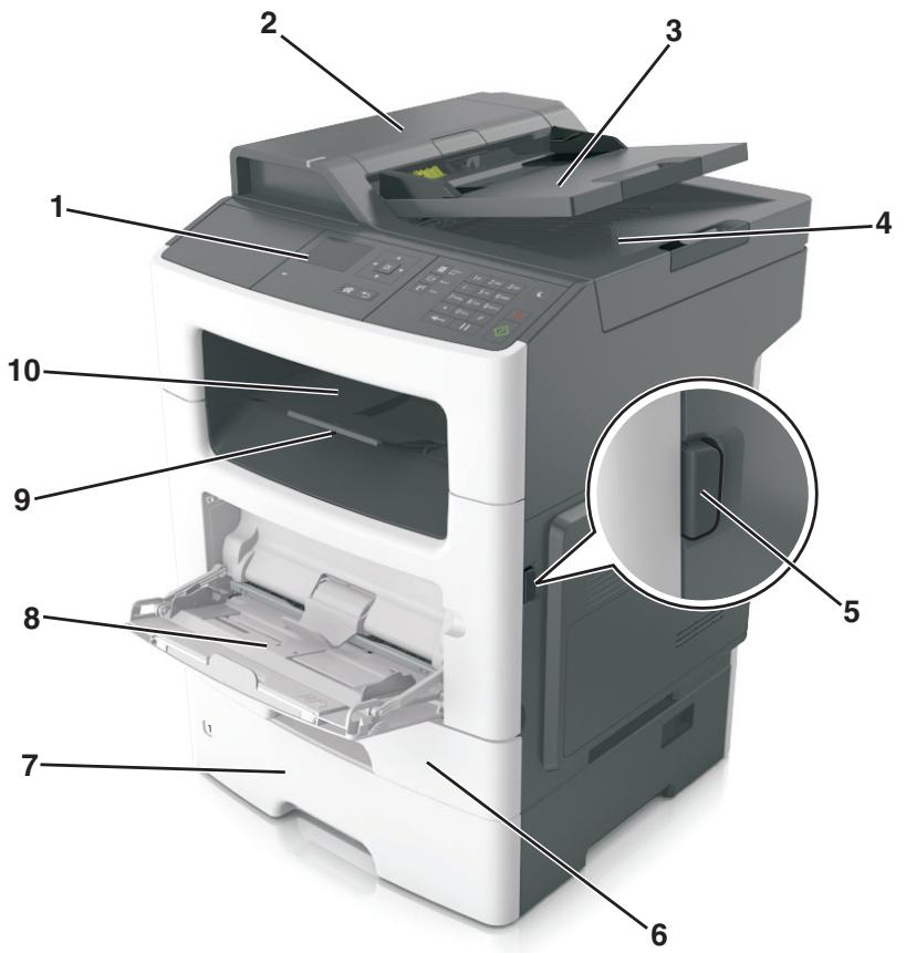 LEXMARK mMX310 - Configurations des imprimantes - 3
