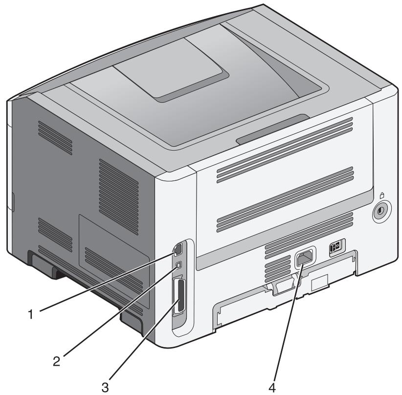 LEXMARK mMX310 - Connexion des câbles - 2
