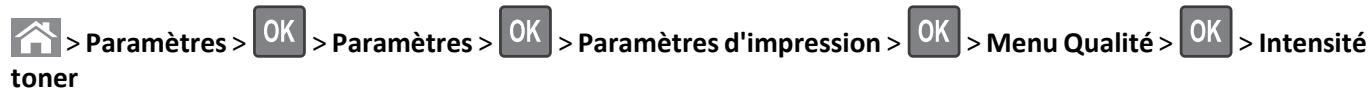 LEXMARK mMX310 - Utilisation du panneau de commandes de l'imprimante - 1