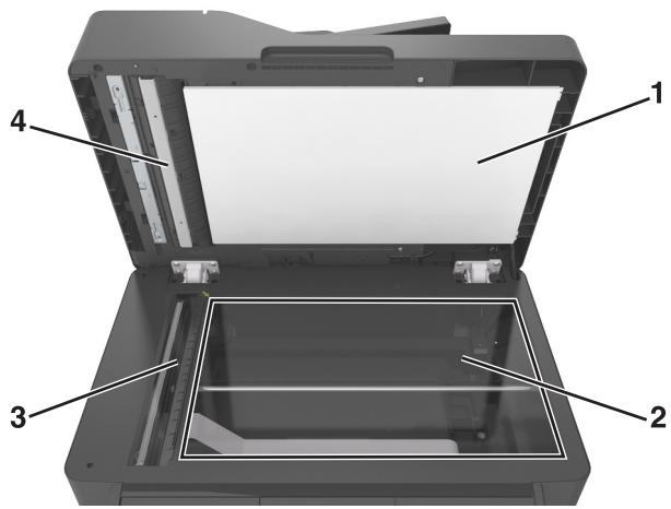 LEXMARK mMX310 - Nettoyage de la vitre du scanner - 2