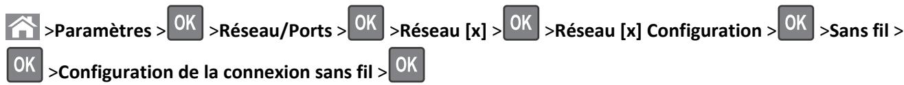 LEXMARK mMX310 - Connexion de l'imprimante à l'aide de l'assistant de configuration sans fil - 2