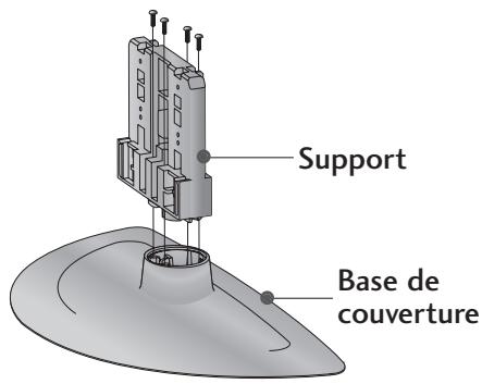 LG-GOLDSTAR 42L65500 - INSTALLATION DU SOCLE (MODELES DE TV LCD) - 2