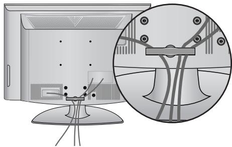 LG-GOLDSTAR 42L65500 - Encastrez la RATTACHE POUR CABLE comme il est montré. - 3
