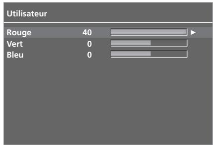 LG-GOLDSTAR 42L65500 - Tonalité de couleur - Option Utilisateur - 4