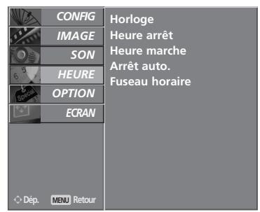LG-GOLDSTAR 42L65500 - CONSIGURATION DU FUSEAU HORAIRE - 5