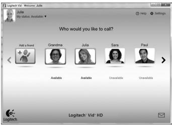 LOGITECH WEBCAM C510 - Votre camera Web est livrée avec Logitech® Vid™ HD. - 1