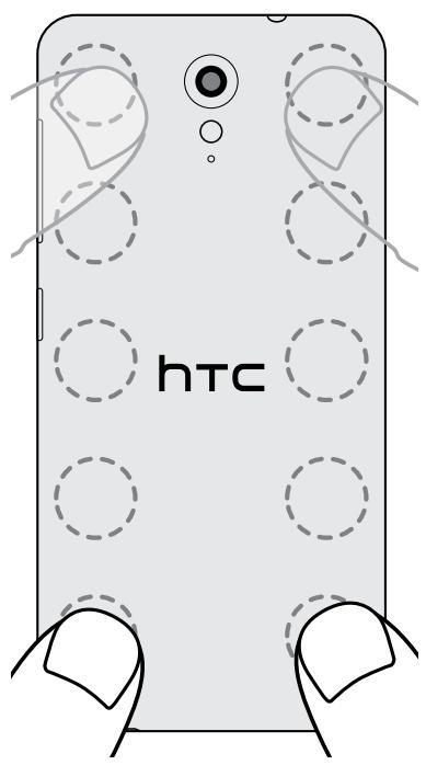 HTC Desire 620 Marbre - Remettre la coque arrière - 1