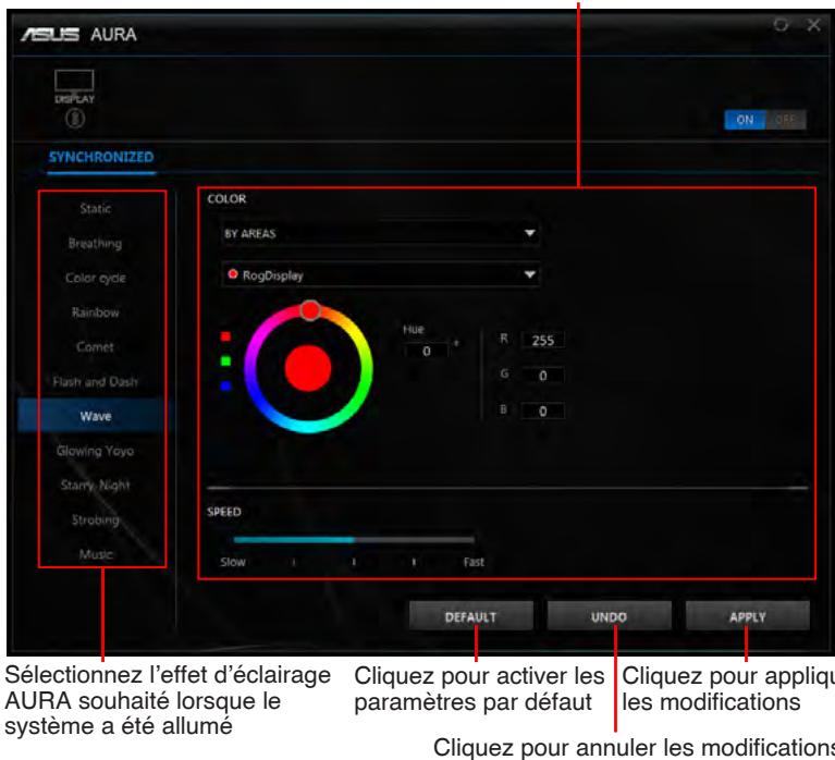 ASUS ECRANXG279Q - Pour activer Aura : - 1
