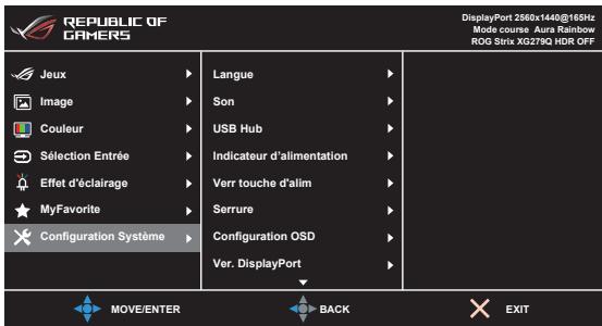 ASUS ECRANXG279Q - Configuration Systeme - 1