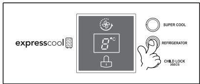 LG-GOLDSTAR GR-6528YLSA - COMMANDES POUR LE COMPARTIMENT RÉFRIGÉRATEUR - 1