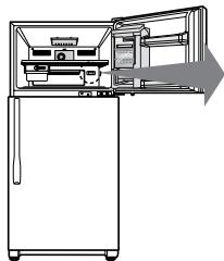 LG-GOLDSTAR GR-6528YLSA - COMMANDES POUR LE COMPARTIMENT CONGÉLATEUR - 1