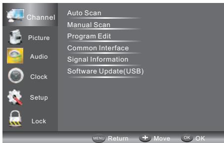 JVC LT-24HD6WU - 1.1) Réglage Automatique (DVB-T) - 1