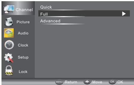 JVC LT-24HD6WU - 1.2) Recherche automatique (DVB-C) - 2