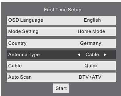 JVC LT-24HD6WU - Modes Maison ou Boutique - 1