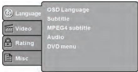 JVC LT-24HD6WU - RéGLAGE DE LA LANGUAGE - 1