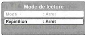 Mode de lecture Mode : : Arret Repetition : Arret
