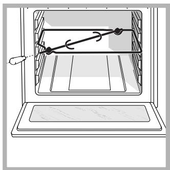 ARISTON FQ 99 P.1F ICE - Tournebroche (n'existe que sur certains modèles) - 1