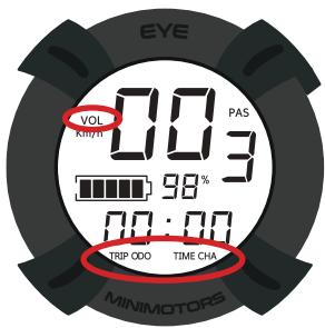 DUALTRON Mini - 2) Mode de fonctions et réglage de l'écran principal - 1