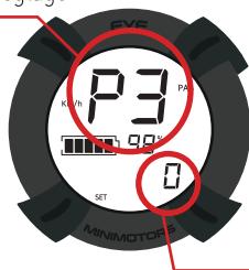 DUALTRON Mini - 3) Fonctions détaillées du display - 1