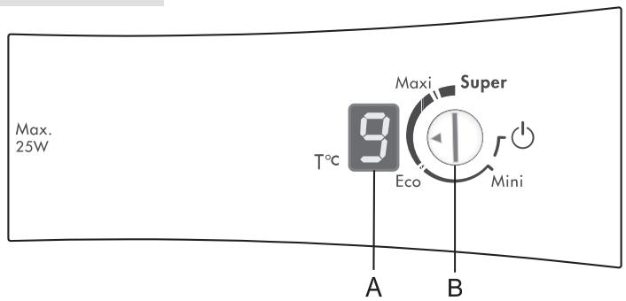 DE DIETRICH DRS 1133 J - Bandeaux de commandes - Appareils avec régulation électronique - 2