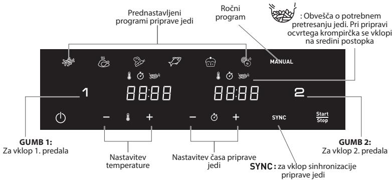 MOULINEX EZ942H - Uporabniški vmesnik DUAL EASY FRY - 1