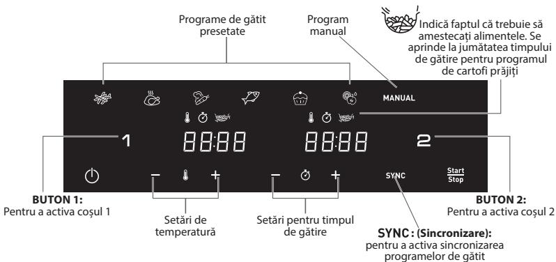 MOULINEX EZ942H - Interfata cu utilizatorul DUAL EASY FRY - 1