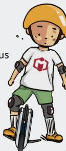 INMOTION V8F - Portez votre gyroroue : - 3