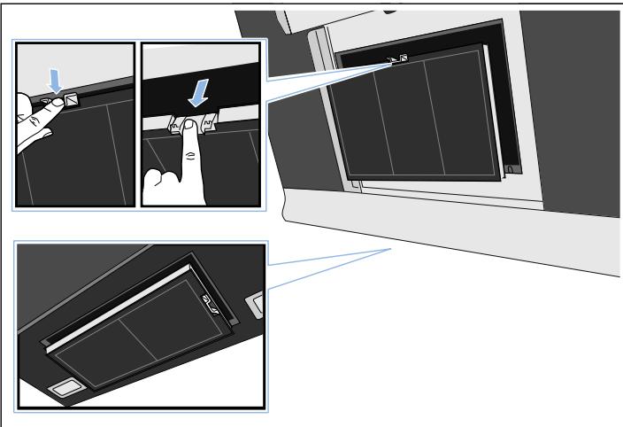GAGGENAU AW250172 - Remplacement du filtré à charbon actif - 1