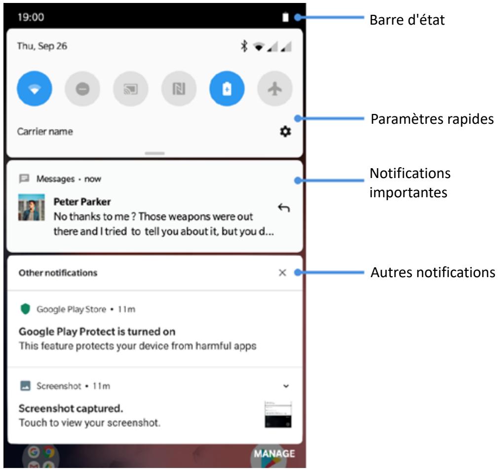 ONEPLUS ZT PRO BLUE 8 256 - Panneau de notifications - 1