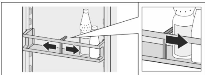 LIEBHERR ISK4Z1EA1 - Utiliser le porte-bouteilles - 1