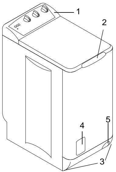 ARTHUR MARTIN AWT1010AA - 2.DESCRIPTION DE L'APPAREIL - 1