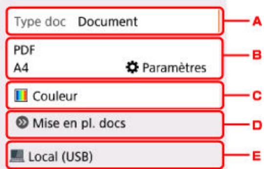 CANON TS5050 - Remarque - 1