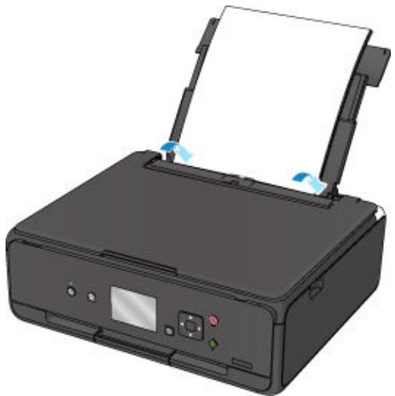 CANON TS5050 - Après le chargement du papier : - 1