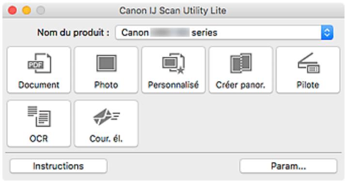 CANON TS5050 - Démarrage de IJ Scan Utility Lite - 1