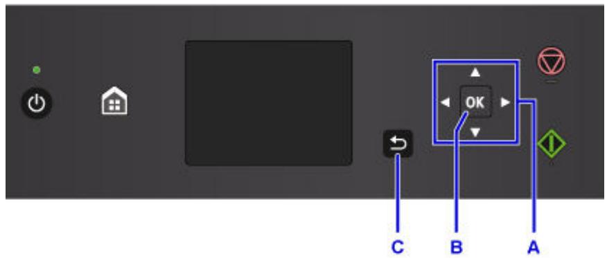 CANON TS5050 - Écran LCD et panneau de contrôle - 1