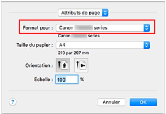 CANON TS5050 - Sélectionnez l'imprimante - 1