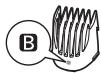 PANASONIC ER-SC40-K803 - ▶ Sabot de taille de coupe [B] ER-SC60 - 1