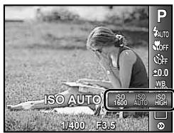 OLYMPUS TOUGH 3000 - Sélectionner la sensibilité ISO - 3