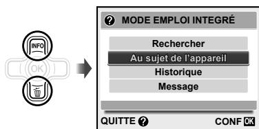 OLYMPUS TOUGH 3000 - Utilisez  pour selectionner l'option de votrechoix. - 1