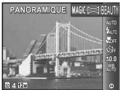 OLYMPUS TOUGH 3000 - Créer des photos panoramaques (mode ≈) - 1