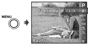 OLYMPUS TOUGH 3000 - Utiliser le flash - 1