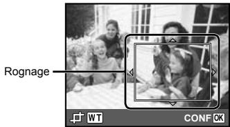 OLYMPUS TOUGH 3000 - Pour rogner une photo [□] - 1