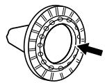 OMRON OMH521E - Insérer la sonde dans l'embout de sonde sur la bague de raccordement jusqu'à enclenchement. - 1