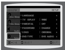 SAMSUNG HT-DS 460 ARG/NOIR - Configuration de la langue - 3